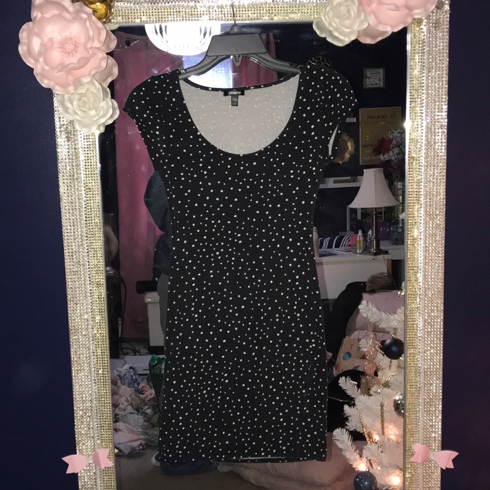 Casual black dress